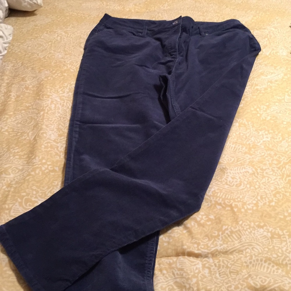 Chico’s Blue Brushed Corduroy Jeans